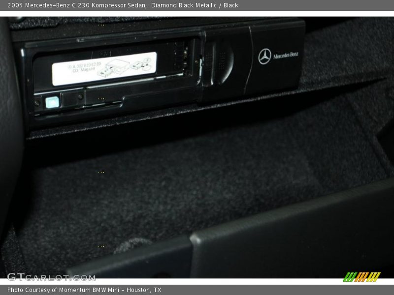 Diamond Black Metallic / Black 2005 Mercedes-Benz C 230 Kompressor Sedan