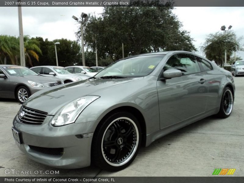 Diamond Graphite Metallic / Graphite Black 2007 Infiniti G 35 Coupe