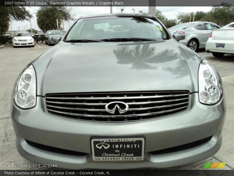 Diamond Graphite Metallic / Graphite Black 2007 Infiniti G 35 Coupe