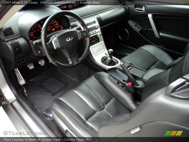 Diamond Graphite Metallic / Graphite Black 2007 Infiniti G 35 Coupe