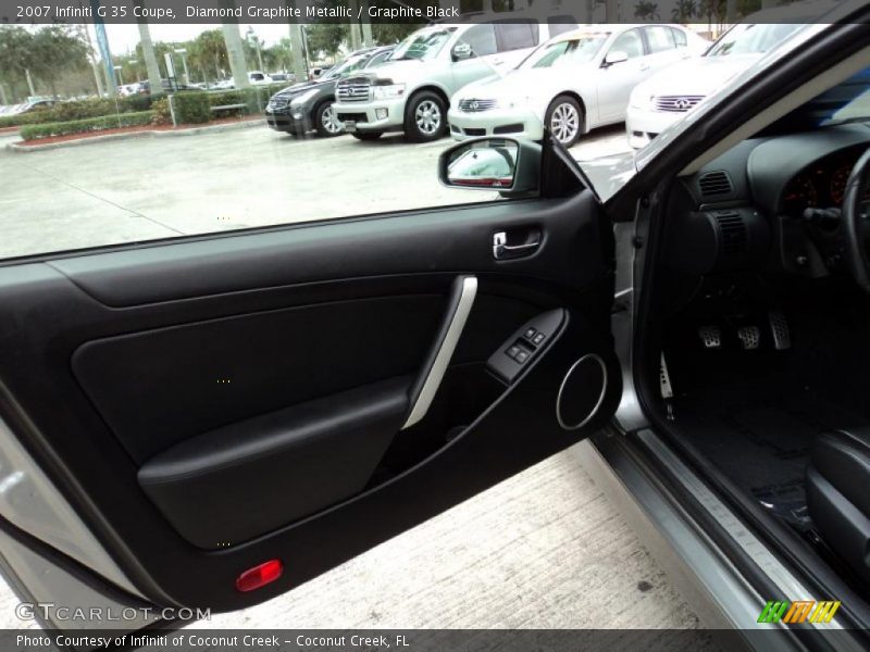 Diamond Graphite Metallic / Graphite Black 2007 Infiniti G 35 Coupe
