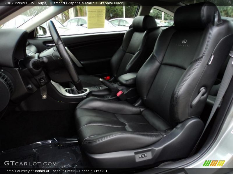 Diamond Graphite Metallic / Graphite Black 2007 Infiniti G 35 Coupe