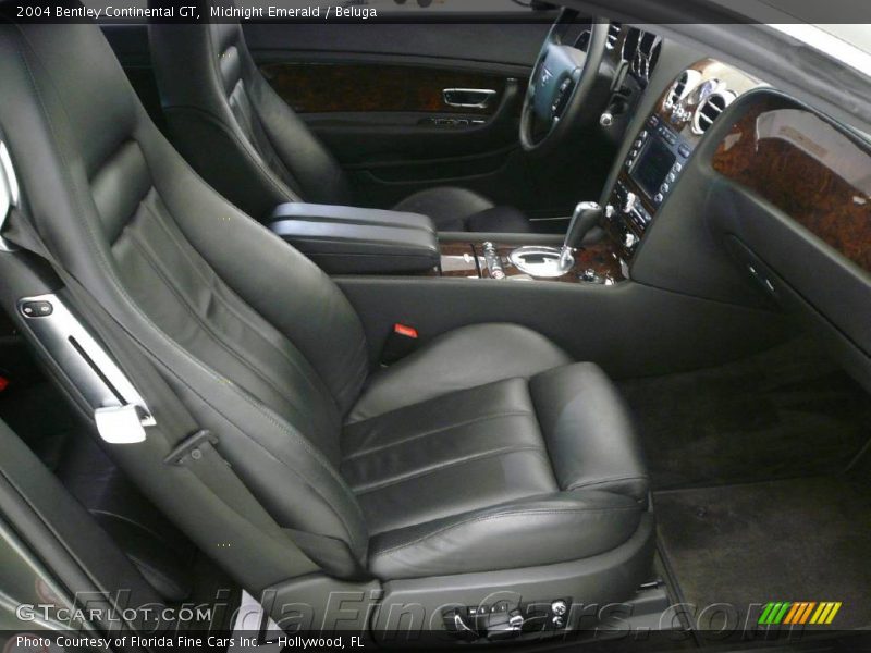 Midnight Emerald / Beluga 2004 Bentley Continental GT
