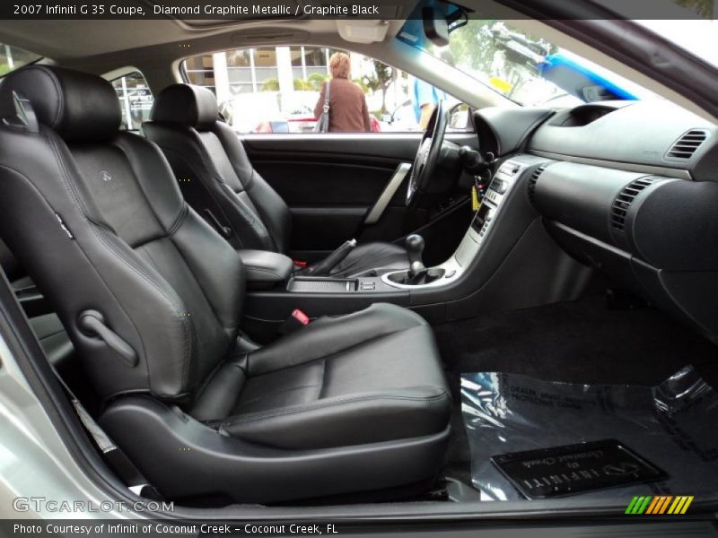 Diamond Graphite Metallic / Graphite Black 2007 Infiniti G 35 Coupe