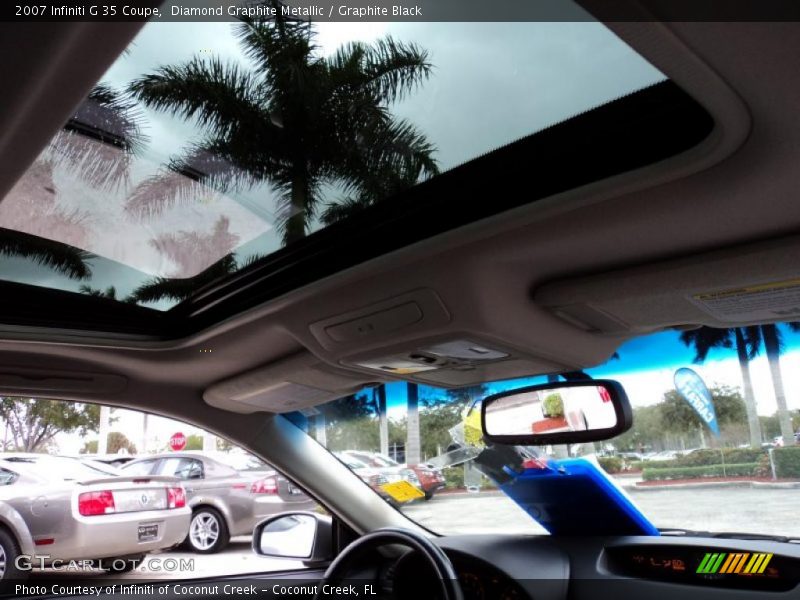 Diamond Graphite Metallic / Graphite Black 2007 Infiniti G 35 Coupe