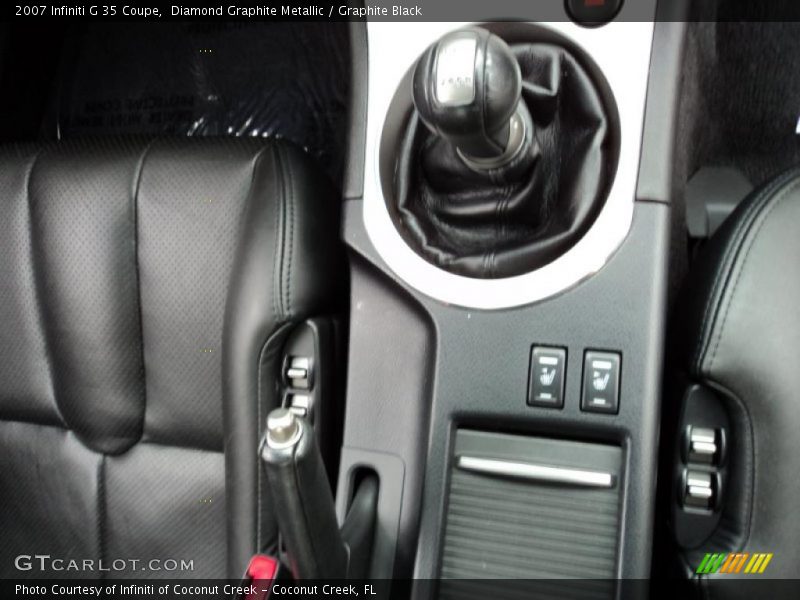 Diamond Graphite Metallic / Graphite Black 2007 Infiniti G 35 Coupe
