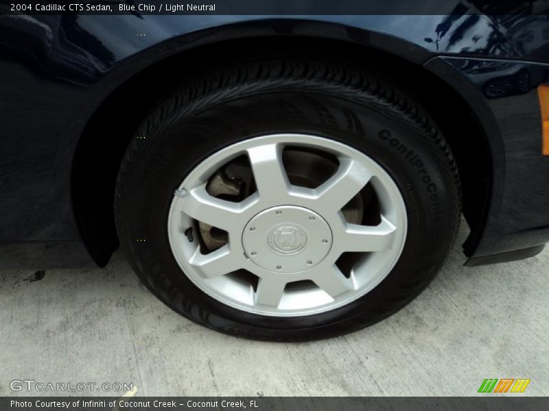 Blue Chip / Light Neutral 2004 Cadillac CTS Sedan