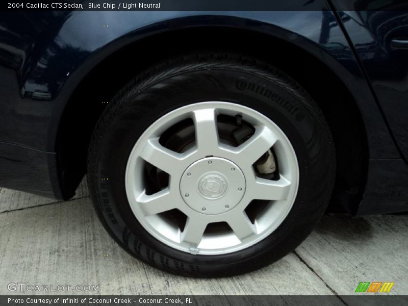 Blue Chip / Light Neutral 2004 Cadillac CTS Sedan