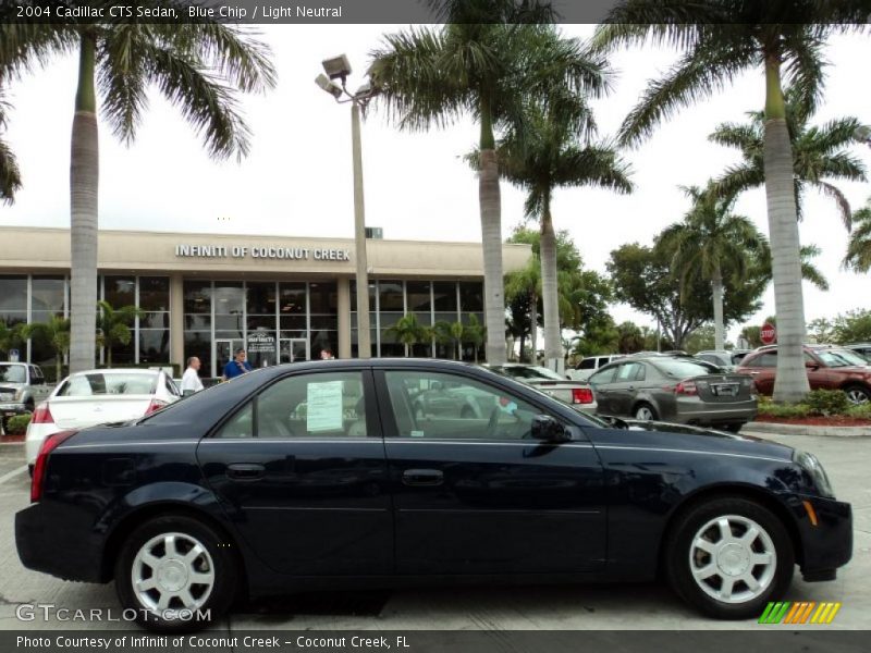 Blue Chip / Light Neutral 2004 Cadillac CTS Sedan