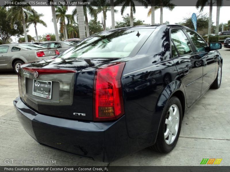 Blue Chip / Light Neutral 2004 Cadillac CTS Sedan