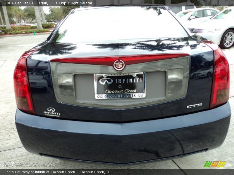 Blue Chip / Light Neutral 2004 Cadillac CTS Sedan