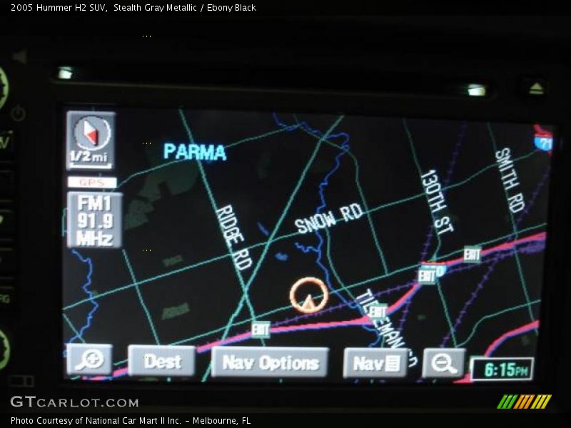 Stealth Gray Metallic / Ebony Black 2005 Hummer H2 SUV