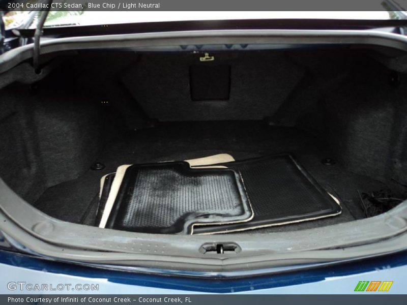 Blue Chip / Light Neutral 2004 Cadillac CTS Sedan