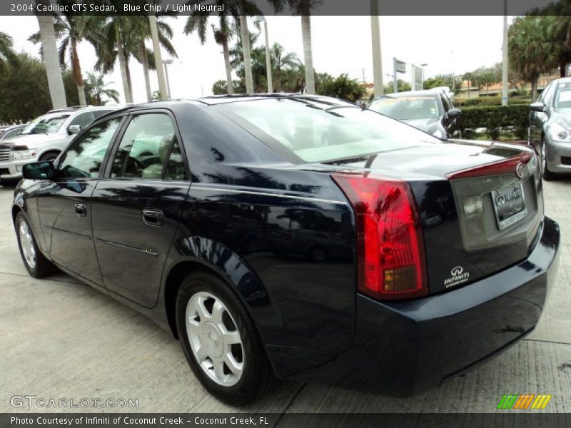 Blue Chip / Light Neutral 2004 Cadillac CTS Sedan