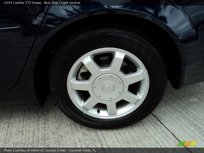 Blue Chip / Light Neutral 2004 Cadillac CTS Sedan