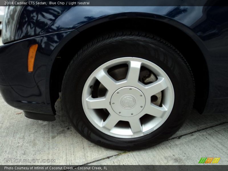 Blue Chip / Light Neutral 2004 Cadillac CTS Sedan
