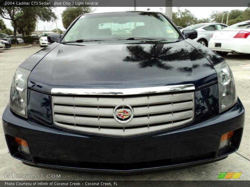 Blue Chip / Light Neutral 2004 Cadillac CTS Sedan