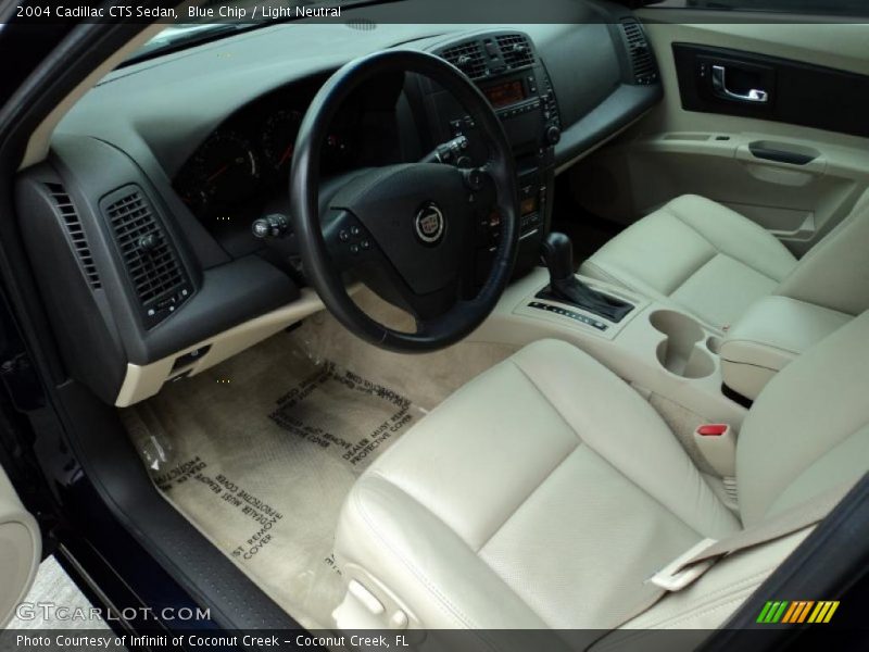 Blue Chip / Light Neutral 2004 Cadillac CTS Sedan