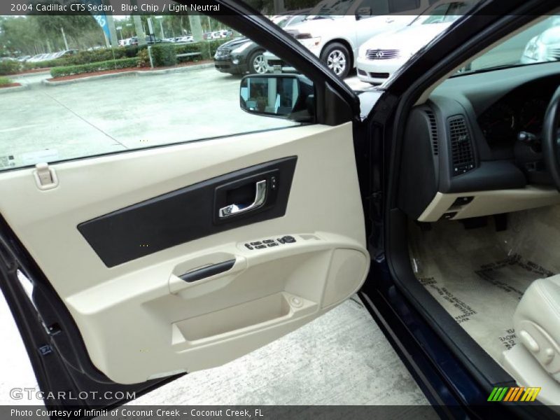 Blue Chip / Light Neutral 2004 Cadillac CTS Sedan