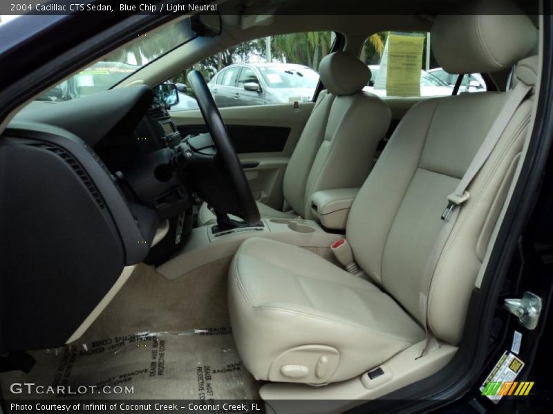 Blue Chip / Light Neutral 2004 Cadillac CTS Sedan