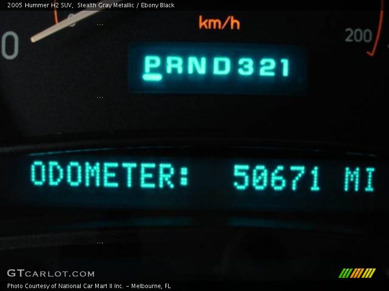 Stealth Gray Metallic / Ebony Black 2005 Hummer H2 SUV