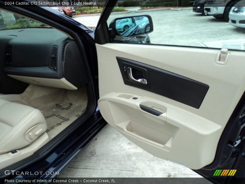 Blue Chip / Light Neutral 2004 Cadillac CTS Sedan