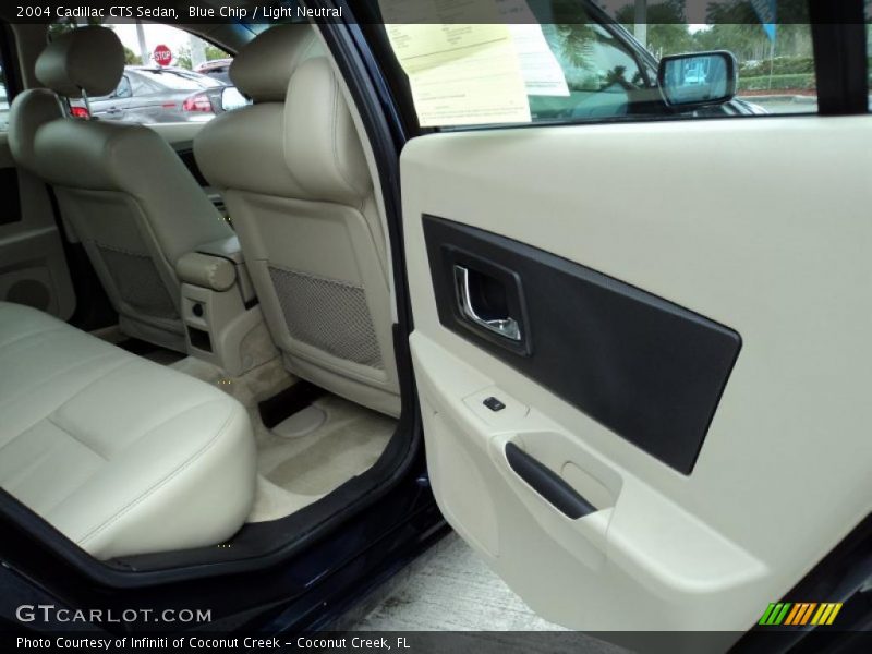 Blue Chip / Light Neutral 2004 Cadillac CTS Sedan