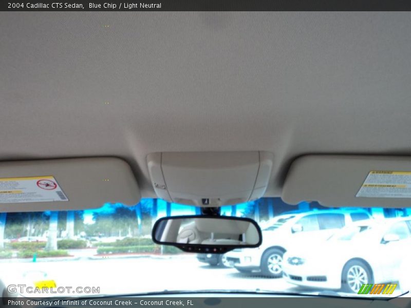 Blue Chip / Light Neutral 2004 Cadillac CTS Sedan