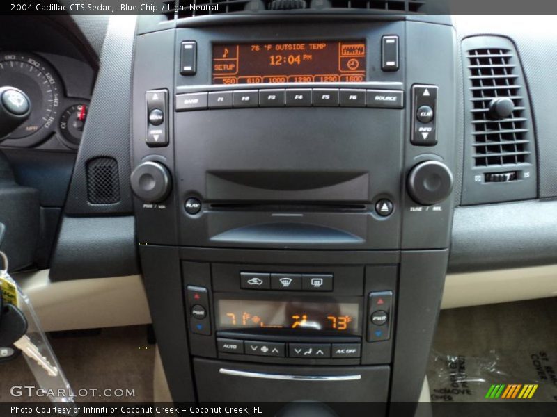 Blue Chip / Light Neutral 2004 Cadillac CTS Sedan