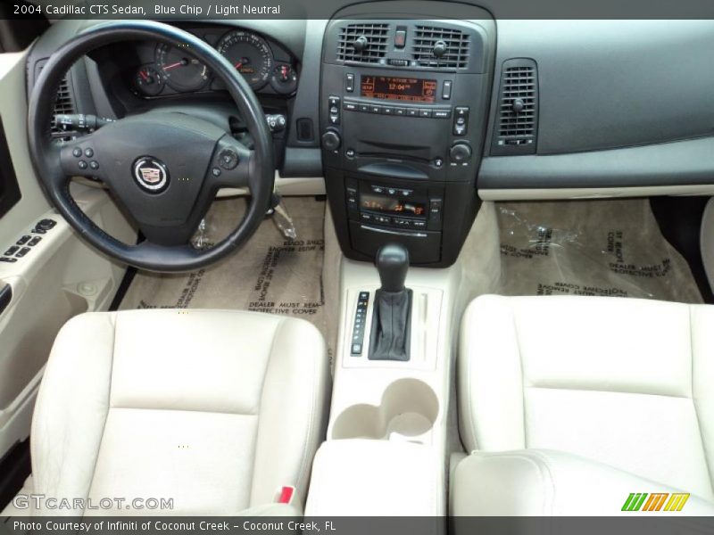 Blue Chip / Light Neutral 2004 Cadillac CTS Sedan