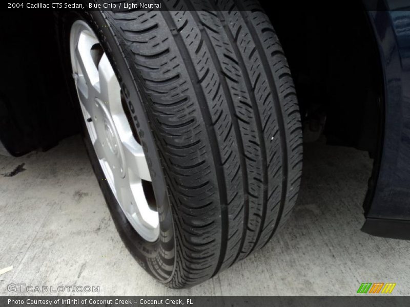 Blue Chip / Light Neutral 2004 Cadillac CTS Sedan
