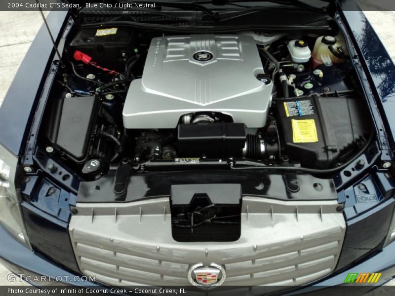 Blue Chip / Light Neutral 2004 Cadillac CTS Sedan