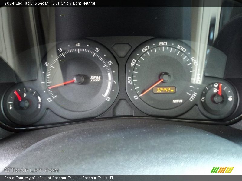 Blue Chip / Light Neutral 2004 Cadillac CTS Sedan