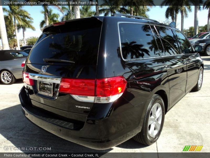 Nighthawk Black Pearl / Black 2008 Honda Odyssey Touring