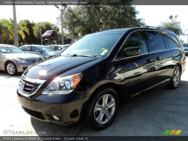 Nighthawk Black Pearl / Black 2008 Honda Odyssey Touring