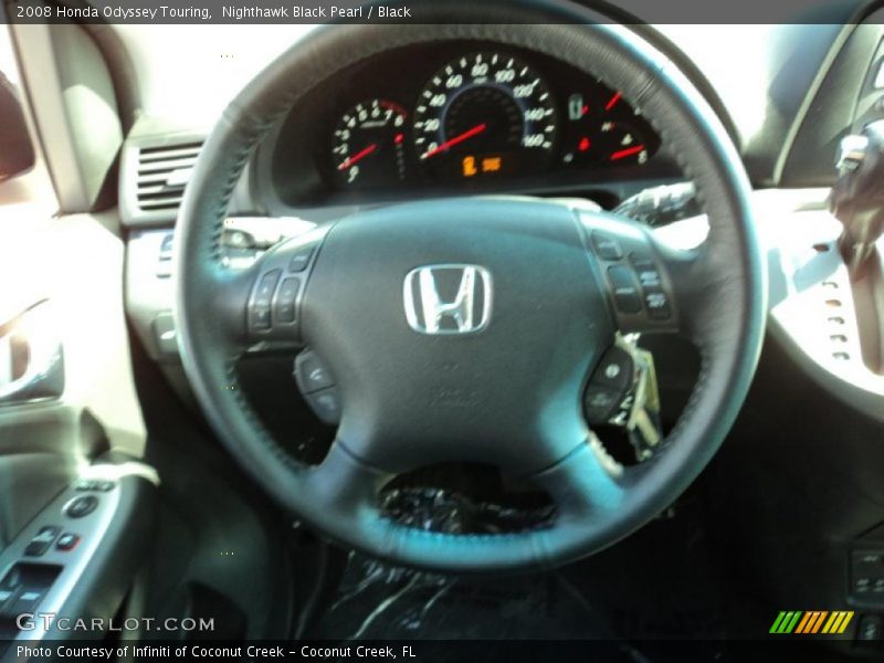 Nighthawk Black Pearl / Black 2008 Honda Odyssey Touring