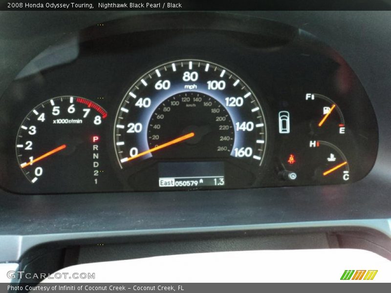 Nighthawk Black Pearl / Black 2008 Honda Odyssey Touring