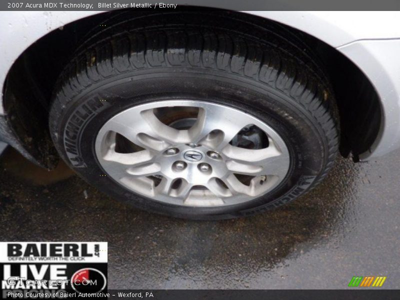 Billet Silver Metallic / Ebony 2007 Acura MDX Technology