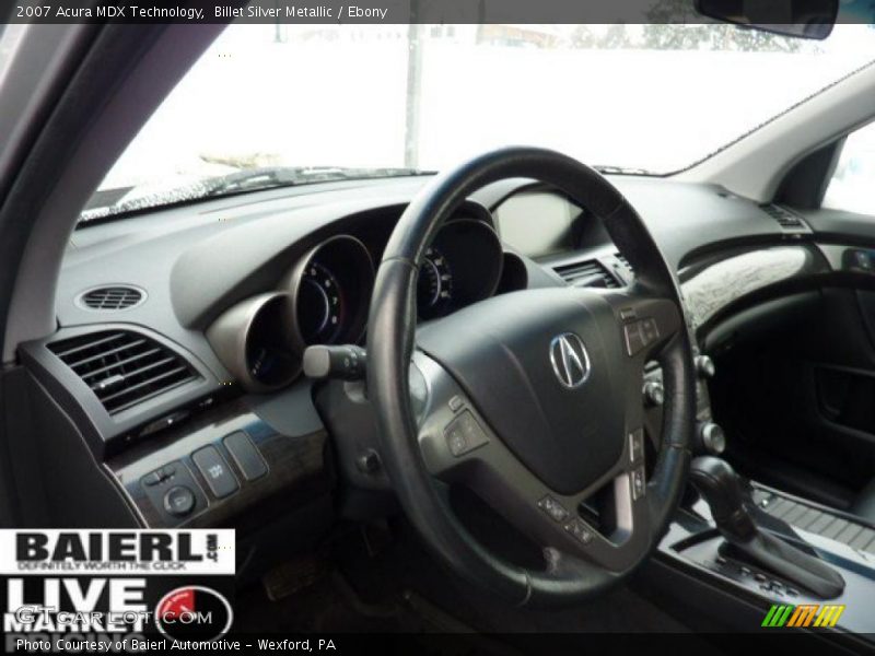 Billet Silver Metallic / Ebony 2007 Acura MDX Technology