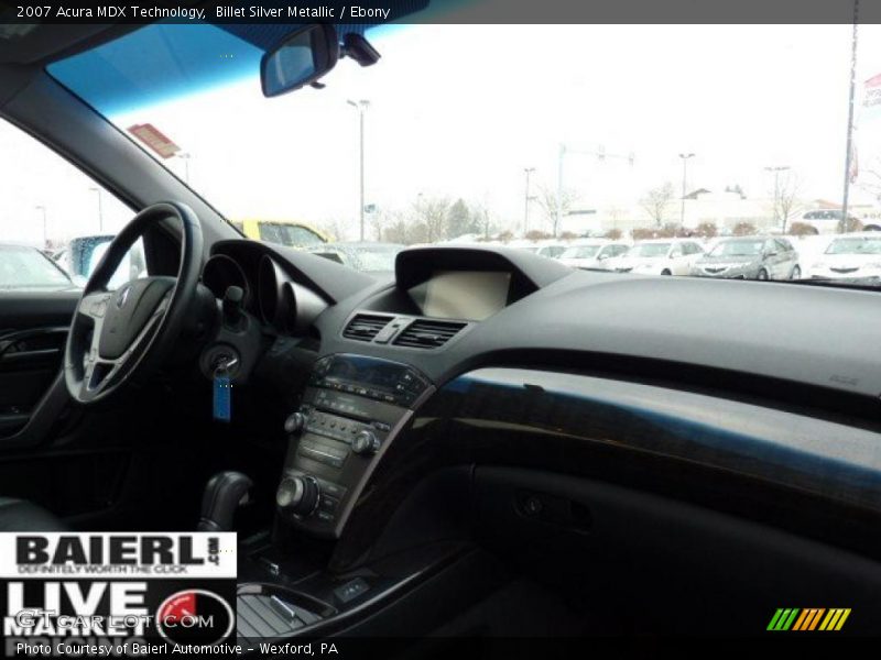 Billet Silver Metallic / Ebony 2007 Acura MDX Technology