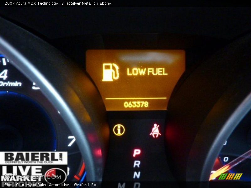 Billet Silver Metallic / Ebony 2007 Acura MDX Technology