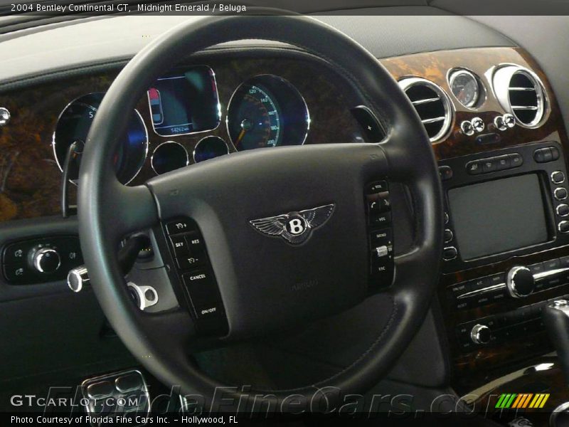 Midnight Emerald / Beluga 2004 Bentley Continental GT