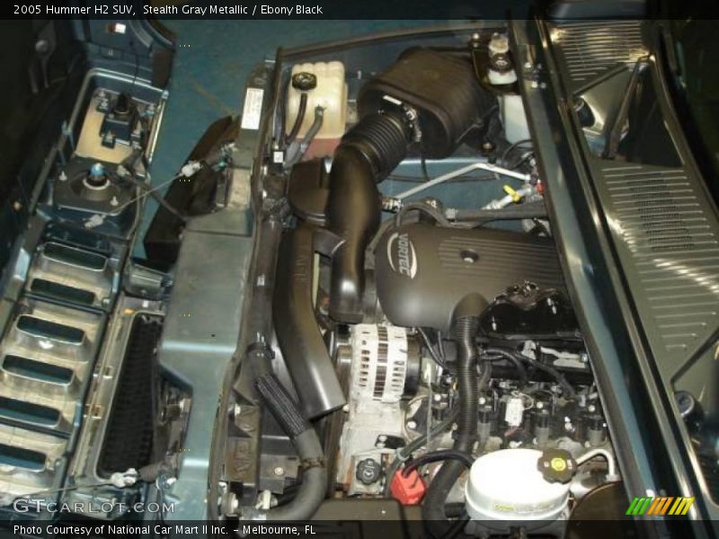 Stealth Gray Metallic / Ebony Black 2005 Hummer H2 SUV