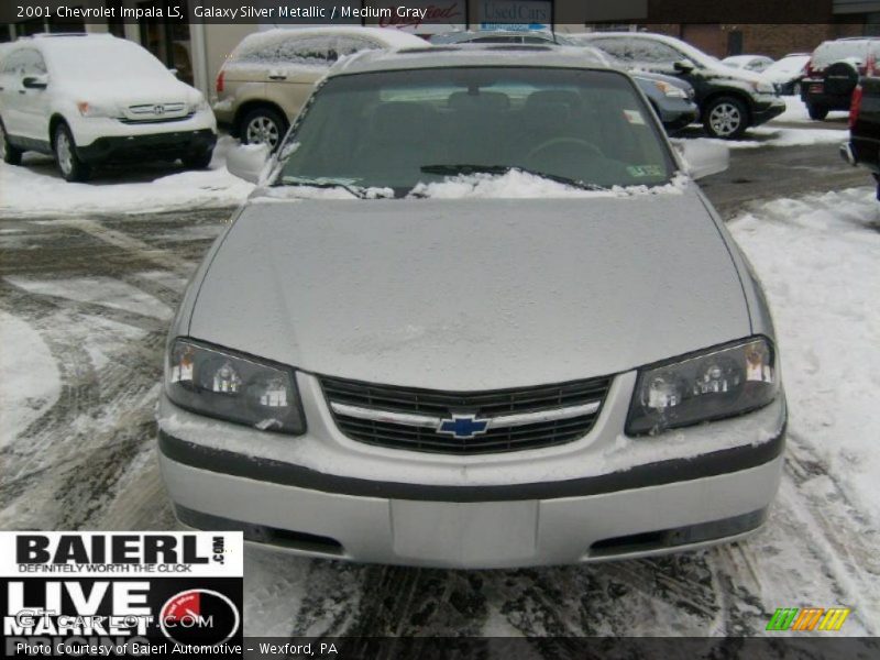 Galaxy Silver Metallic / Medium Gray 2001 Chevrolet Impala LS