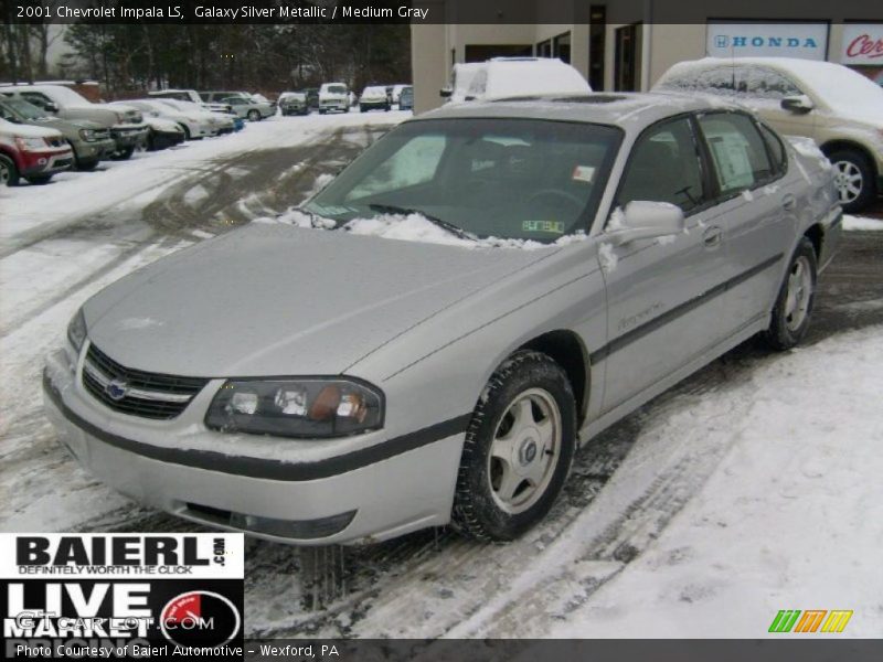 Galaxy Silver Metallic / Medium Gray 2001 Chevrolet Impala LS