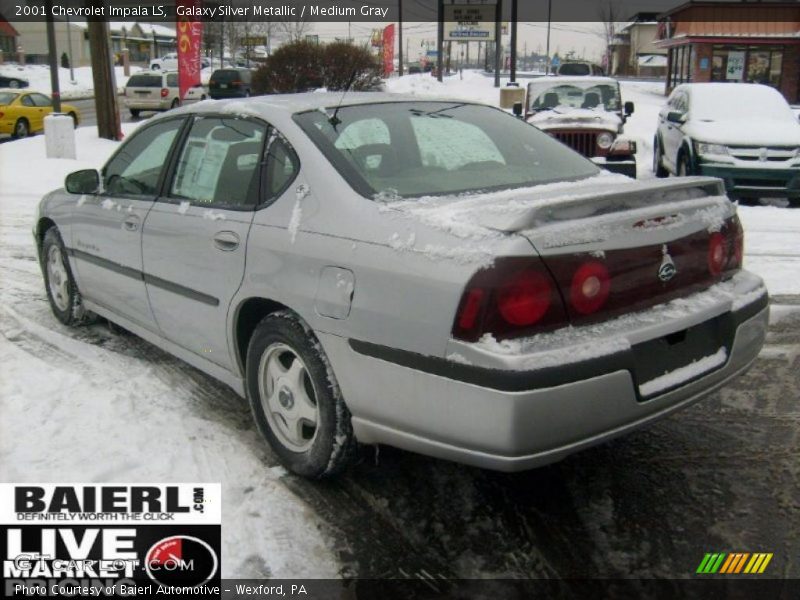 Galaxy Silver Metallic / Medium Gray 2001 Chevrolet Impala LS