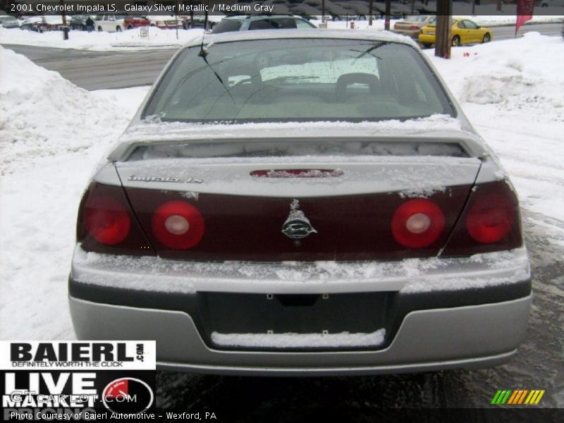 Galaxy Silver Metallic / Medium Gray 2001 Chevrolet Impala LS