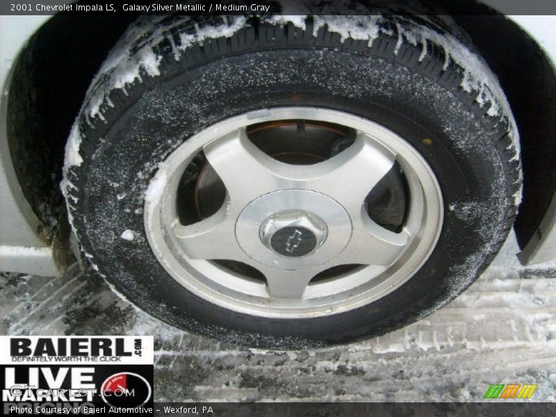 Galaxy Silver Metallic / Medium Gray 2001 Chevrolet Impala LS