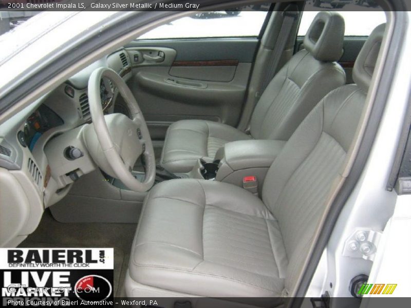 Galaxy Silver Metallic / Medium Gray 2001 Chevrolet Impala LS
