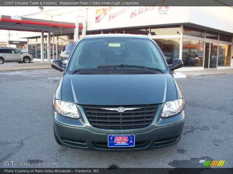 Magnesium Pearl / Dark Khaki/Light Graystone 2007 Chrysler Town & Country